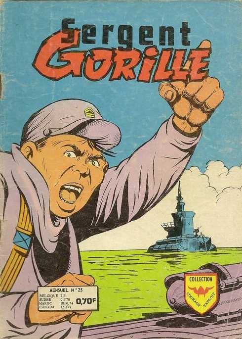 Scan de la Couverture Sergent Gorille n 25
